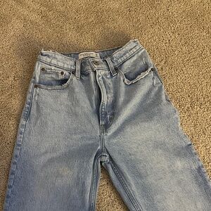 Abercrombie & Fitch Light Blue Straight Leg Jeans